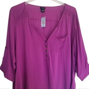 New Torrid Pink Blouse